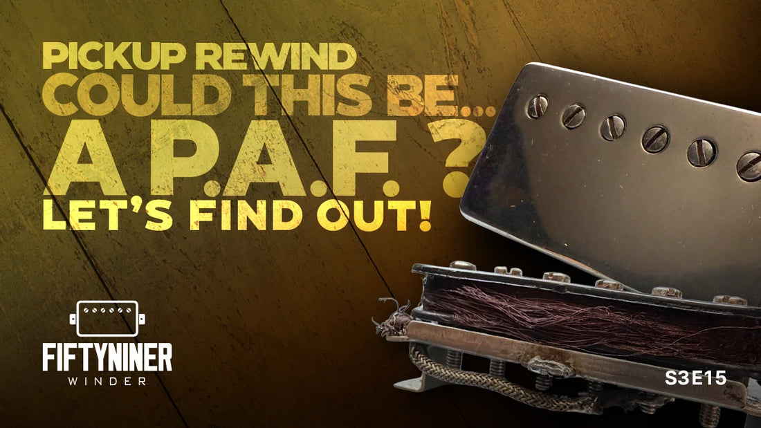 Could this be a real P.A.F.!? Rewinding a vintage Gibson Humbucker!