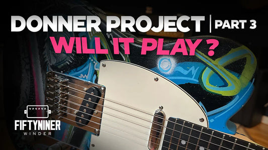 Donner Project Part 3: Guitar Rebuild! Will it be playable?