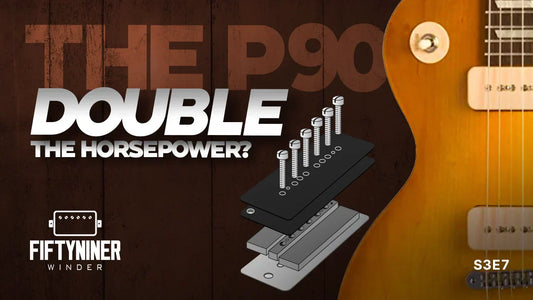 P90 Pickups: Double the magnet, Double the Horsepower? Pickup vs. Pole Screw height!  FiftyNiner Winder 131 subscribers Analytics Edit video  8