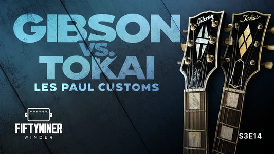 Who did it better? Gibson vs. Vintage Tokai (2015 Les Paul Custom vs. 1984 Tokai)